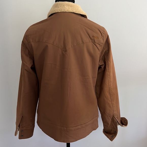 AMK Mountain Khakis fleece lined canvas jacket. Size Medium. - Picture 2 of 6